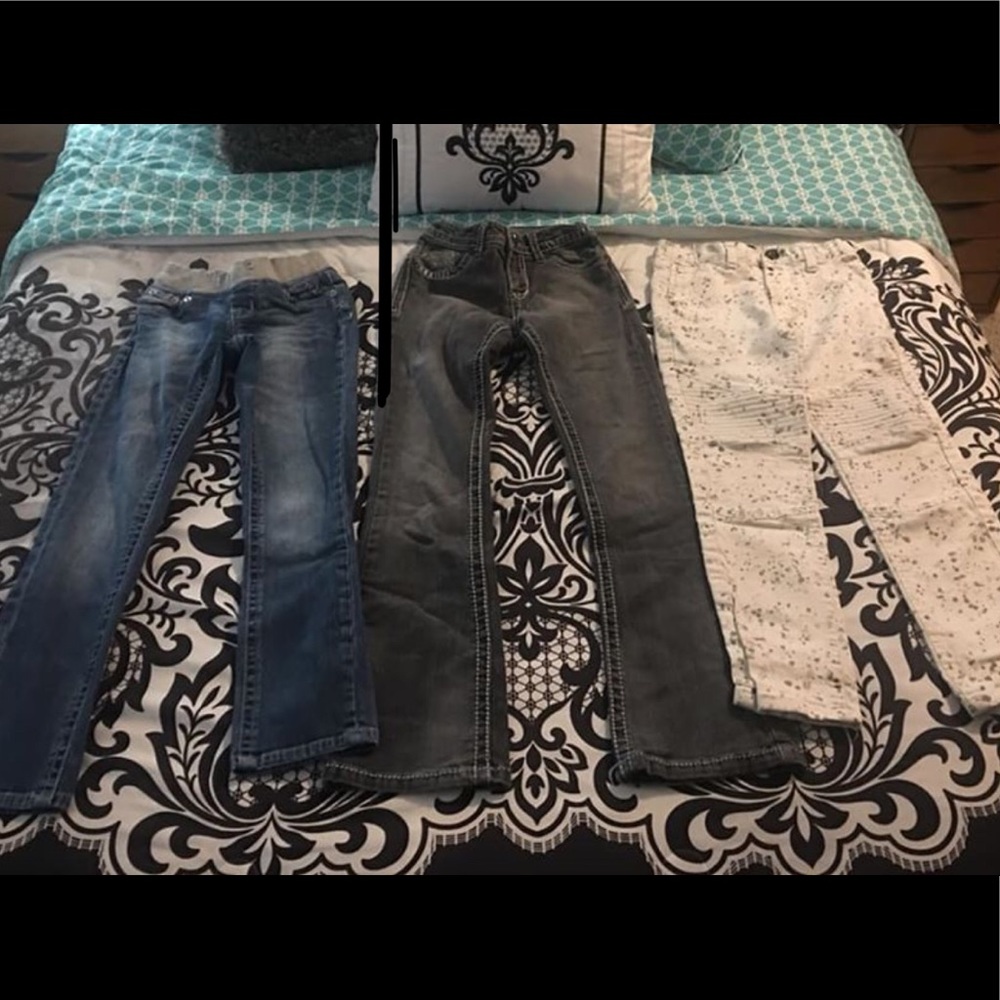 3 pairs Girls Jeans Moto, Miss Me style - cute!